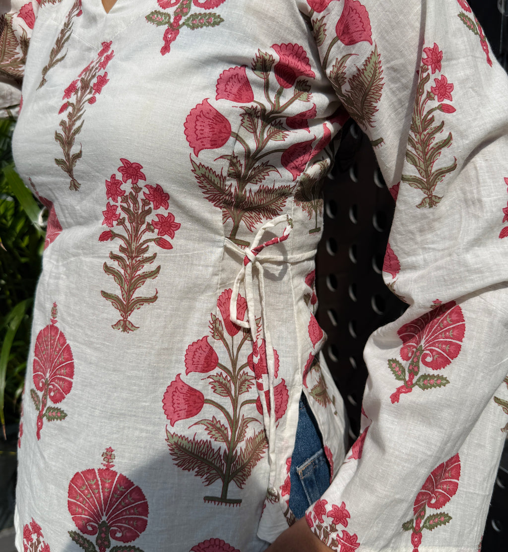 Aarohi Side Tie-Up Kurti