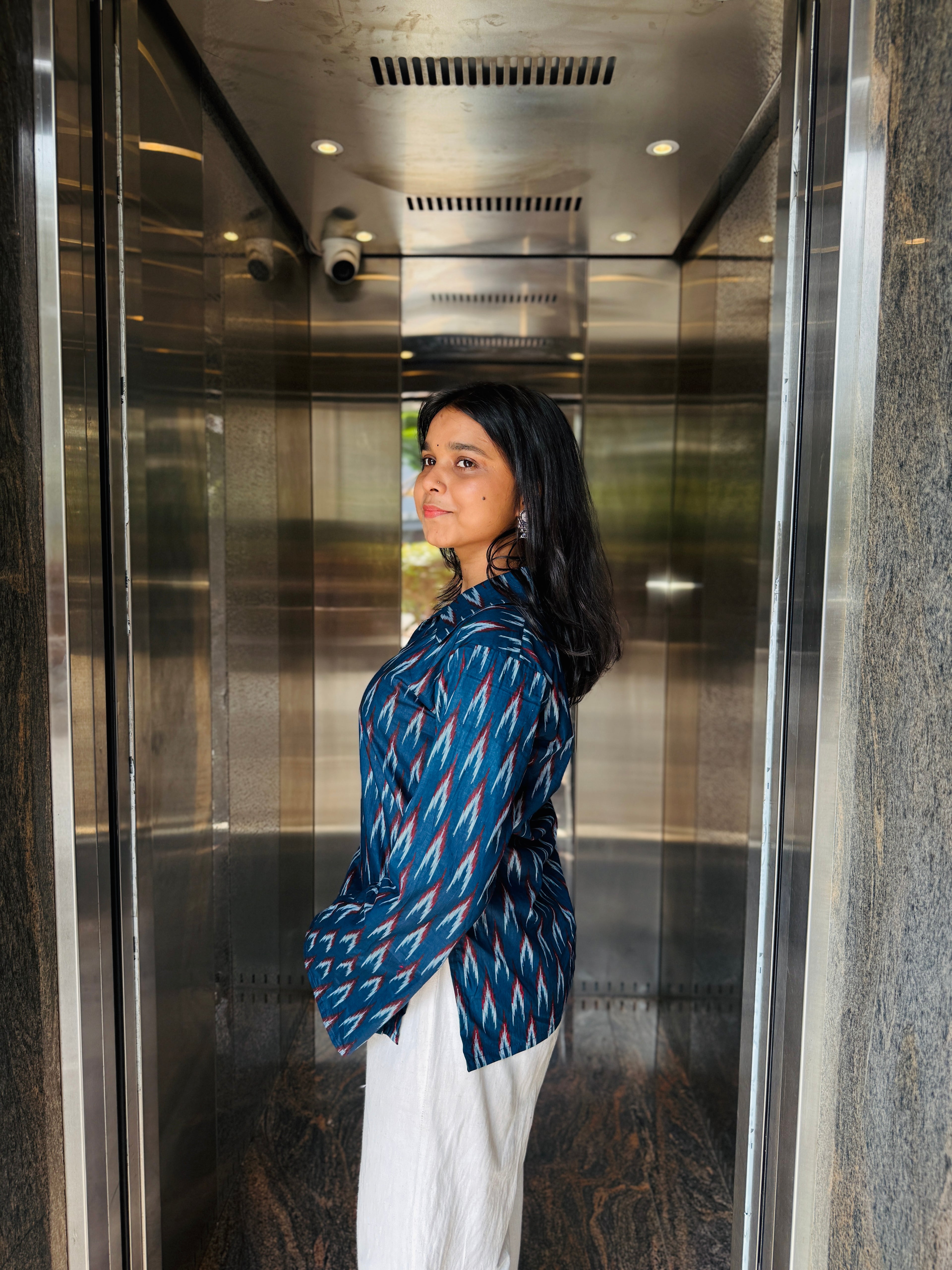 Rubal Blue Collar Kurti