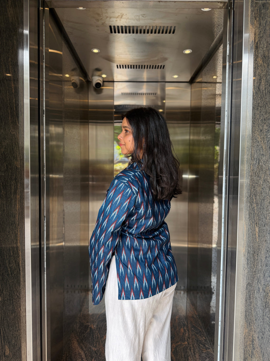 Rubal Blue Collar Kurti