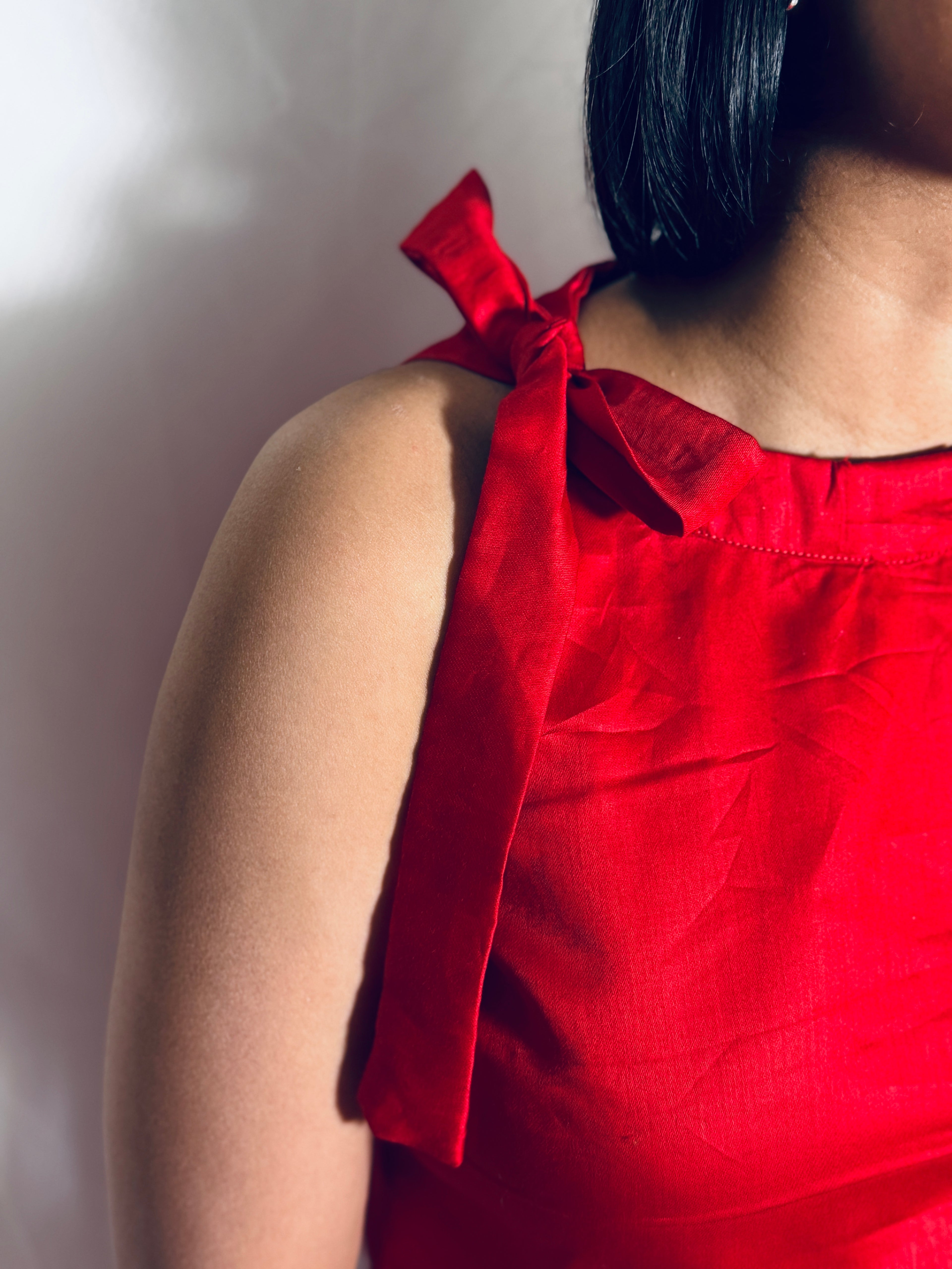 Riva Plain Red Kurti