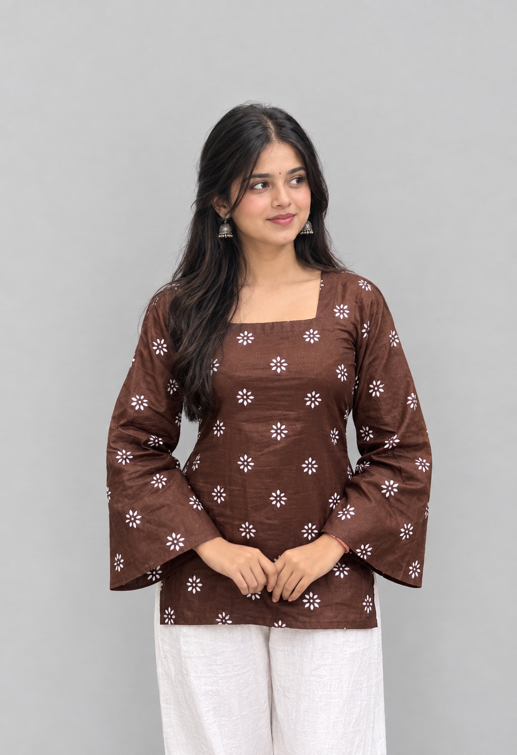 Riva Brown Kurti