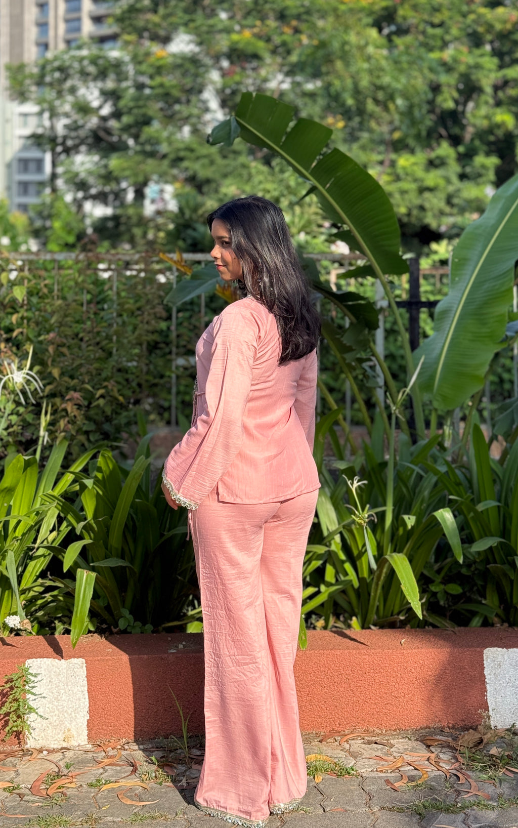 Pastel Pink Angrakha Set