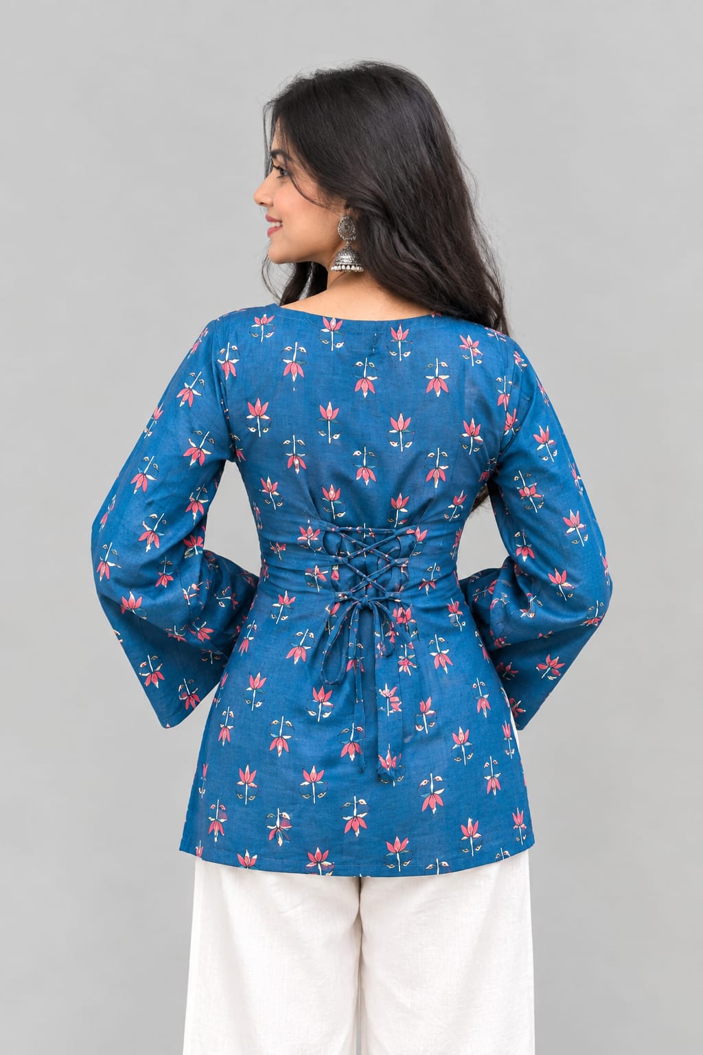Priya Lotus Printed Kurti